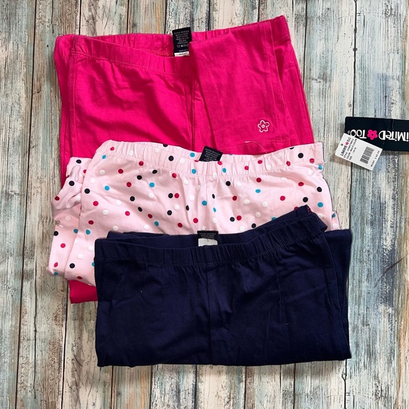 Limited Too Pack of 3 Leggings sz 14/16 NWT! - Picture 2 of 2